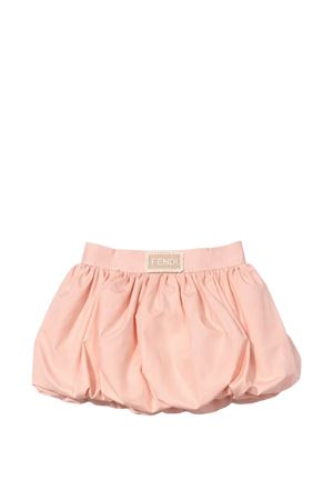 logo-patch balloon skirt FENDI KIDS | BFE057AEXZF1UL9